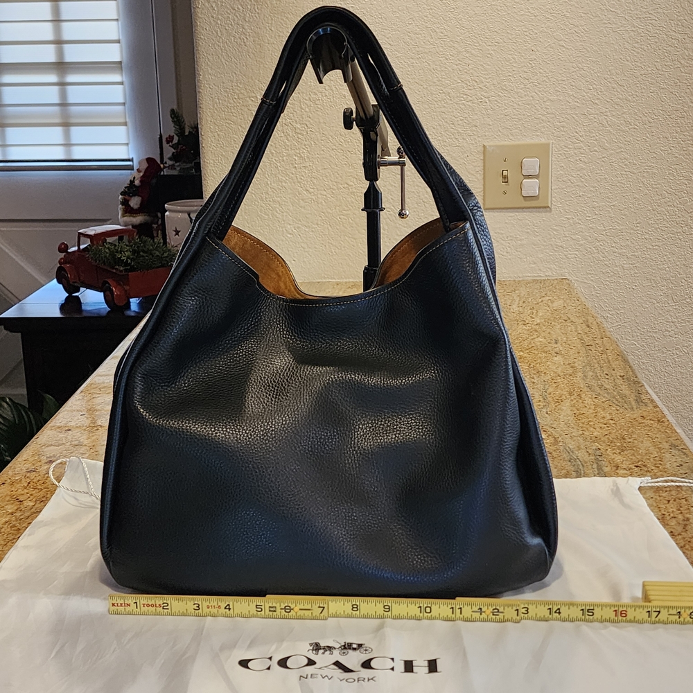 Coach Black Leather Women's Bag